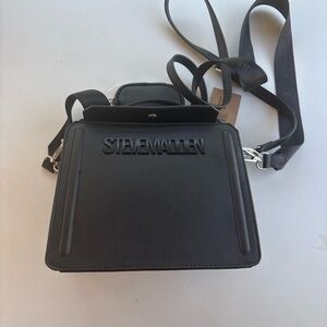 Steve Madden Sleek Black Messenger Bag
